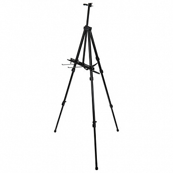 Мольберт-тренога металлический переносной, телескопический, 140х201х103 см, чехол, BRAUBERG ART