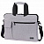 Сумка портфель HEIKKI NOVATION (ХЕЙКИ) с отделением для ноутбука 13-14", багажная лента, серая, 28х38х3 см