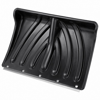 Лопата снеговая 46х33 см БЕЗ ЧЕРЕНКА "КРЕПЫШ" СУПЕРПРОЧНАЯ, планка на клепках, ГРАНДМАСТЕР