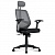 Кресло BRABIX "Saturn ER-400", с подголовником, комбинированное, черное/серое
