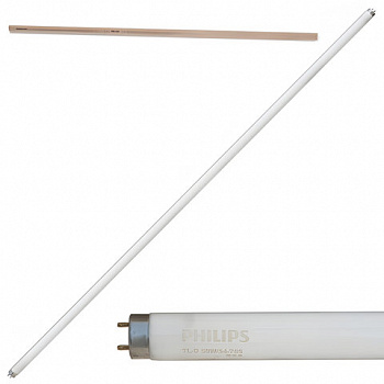 Лампа люминесцентная PHILIPS TL-D 58W/54-765, 58 Вт, цоколь G13, в виде трубки 150 см, холодный дневной свет