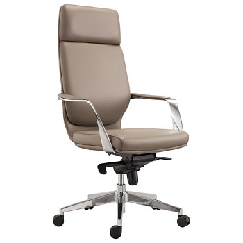 Кресло офисное BRABIX PREMIUM "Resonance EX-755", мультиблок, алюминий, экокожа, бежевое
