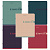 Тетрадь А5, 48 л., BRAUBERG, скоба, клетка, SoftTouch, "NoteColor", (микс в спайке)