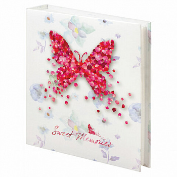 Фотоальбом BRAUBERG "На крыльях любви" на 200 фото 10х15 см, твердая обложка, термосварка