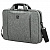 Сумка портфель BRAUBERG OFFICE с отделением для ноутбука 17,3", светло-серый меланж, 34х44х6 см