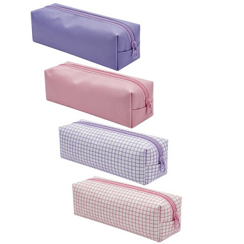 Пенал мягкий SNOOBAG, 1 отделение, ПВХ, Pastel, 21х6х5 см, Ассорти