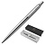 Ручка шариковая PARKER "Jotter Core Stainless Steel CT", корпус серебристый, детали хром, синяя