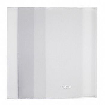 Обложки ПВХ для тетрадей и дневников, КОМПЛЕКТ 10 шт., ПЛОТНЫЕ, 110 мкм, 209х350 мм, прозрачные, ДПС, 1048.1/10