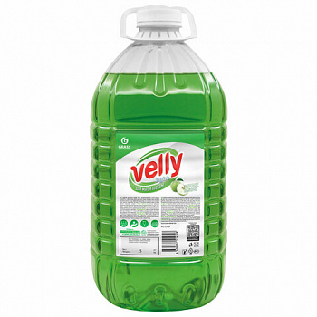 Средство для мытья посуды 5 кг, GRASS VELLY "Яблоко", концентрат, ПЭТ