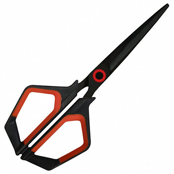 Ножницы BRAUBERG "Super special", 170 мм, черные, 3-х сторонняя заточка, тефлоновое покрытие