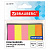 Закладки клейкие неоновые BRAUBERG бумажные, 45х15 мм, 100 штук (5 цветов х 20 листов), в картонной книжке