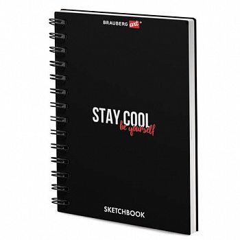 Скетчбук для графики и маркеров, "БРИСТОЛЬ" 200 г/м2, 148х210 мм, 30 листов, ГРЕБЕНЬ, BRAUBERG ART PREMIERE