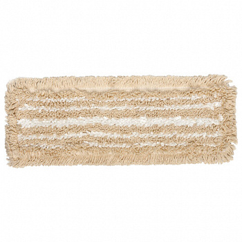 Насадка МОП плоская для швабры/держателя 40 см, уши/карманы (ТИП У/К), хлопок/микрофибра, LAIMA EXPERT