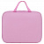 Папка на молнии с ручками STAFF EVERYDAY А4, полиэстер, нежно-розовый