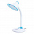 Настольная лампа / светильник SONNEN OU-608, на подставке, светодиодная, 5 Вт, белый/синий