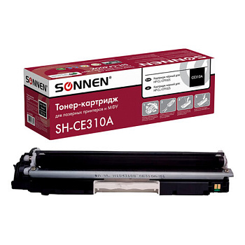 Картридж лазерный SONNEN (SH-CE310A) для HP CLJ CP1025 ВЫСШЕЕ КАЧЕСТВО, черный, 1200 страниц