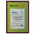 Рамка 21х30 см, пластик, багет 14 мм, BRAUBERG "HIT", красное дерево с позолотой, стекло