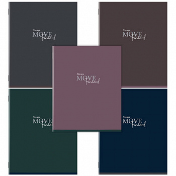 Тетрадь А5, 96 л., STAFF, скоба, клетка, офсет №2 ЭКОНОМ, обложка картон, Ассорти