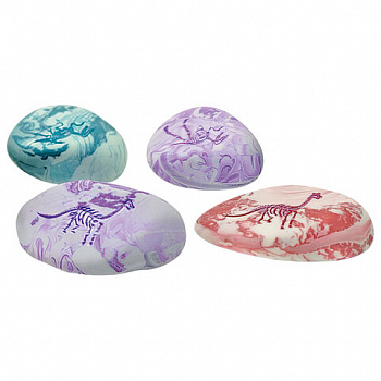 Ластик фигурный FUNSTER (ФАНСТЕР) "ПАЛЕОНТОЛОГ", цвета ассорти, пакет