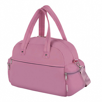 Сумка дорожная HEIKKI HANDY (ХЕЙКИ), карман на молнии, багажная лента, пыльная роза, 43х16х30 см