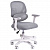 Кресло детское с подставкой для ног BRABIX KIDS MG-220, сетка/ткань TW, серое