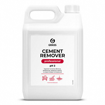 Средство для уборки после строительства 5,8кг GRASS CEMENT REMOVER PROFESSIONAL, кислотное