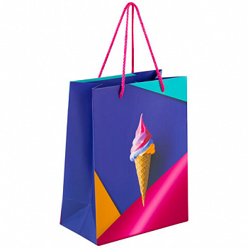 Пакет подарочный (1 штука) 18x10x23 см, ЗОЛОТАЯ СКАЗКА "Sweets", тиснение фольгой