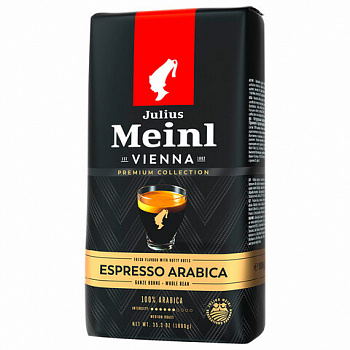Кофе в зернах JULIUS MEINL "Espresso Arabica Premium Collection" 1 кг, арабика 100%, ИТАЛИЯ