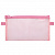 Пенал-конверт BRAUBERG, сетка, 22x10 см, розовый