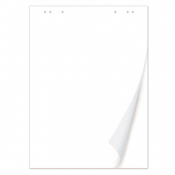 Блокнот для флипчарта ПЛОТНЫЙ 80 г/м2, BRAUBERG, 67,5х98 см, 20 листов, белый (ЧИСТЫЙ)