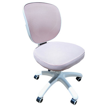 Кресло детское BRABIX KIDS "MG-230", без подлокотников, сетка/ткань TW, розовое