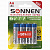 Батарейки КОМПЛЕКТ 4 шт., SONNEN Super Alkaline, АА (LR6,15А), алкалиновые, пальчиковые, блистер