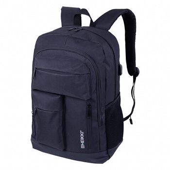 Рюкзак HEIKKI CONCORDANCE (ХЕЙКИ) универсальный, отделение для ноутбука, черный, 47x32x15 см