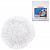 Насадка МОП круглая для швабры из набора для уборки 601459, крепление липучка, микрофибра, d - 16 см, LAIMA