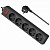 Сетевой фильтр DEFENDER ES, 5 розеток, 1,8 м, черный