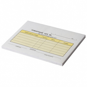 Товарный чек 2-слойный самокопирующийся, А6 100х147 мм, КОМПЛЕКТ 5 книжек по 50 шт., STAFF