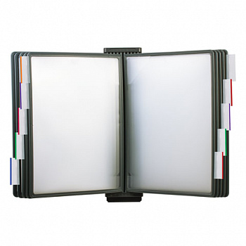 Демосистема настенная, с 10 серыми панелями А4, BRAUBERG