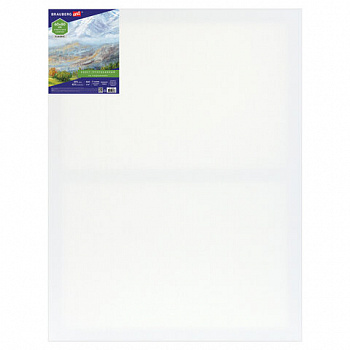 Холст на подрамнике BRAUBERG ART CLASSIC, 60х80 см, 420 г/м2, 45% хлопок 55% лен, среднее зерно