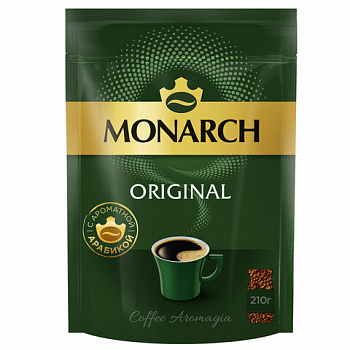 Кофе растворимый MONARCH "Original" 210 г, сублимированный