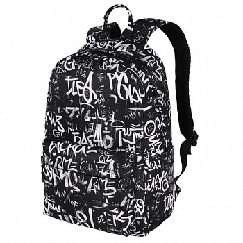 Рюкзак HEIKKI DREAM (ХЕЙКИ) универсальный, с карманом для ноутбука, эргономичный, "Lettering", 42х26х14 см