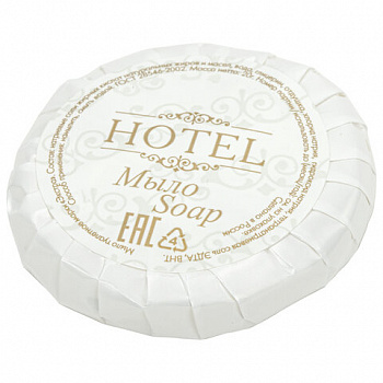Мыло одноразовое 20 г, КОМПЛЕКТ 300 шт., HOTEL, саше, гофра