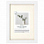 Рамка 21х30 см с паспарту 13х18 см небьющаяся, багет 26 мм МДФ, BRAUBERG "Ambassador", белая