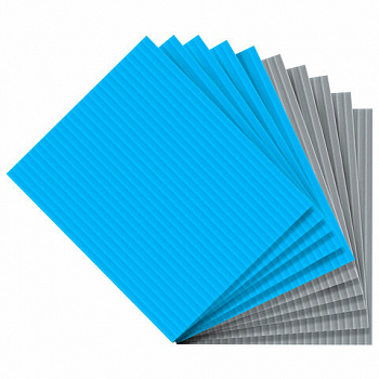 Салфетки губчатые для уборки кухни 15 х 18 см ЦЕЛЛЮЛОЗНЫЕ, КОМПЛЕКТ 10 шт, 5 серых/ 5голубых, LAIMA