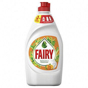 Средство для мытья посуды, 450 мл, FAIRY (Фейри) "Апельсин и лимонник"