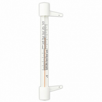 Термометр оконный, крепление на гвозди, диапазон от -50 до +50°C, ПТЗ, ТБ-202