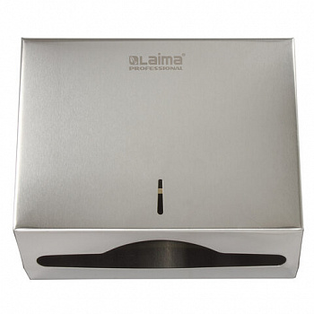 Диспенсер для полотенец LAIMA PROFESSIONAL BASIC (H2) Z-сложения, нержавеющая сталь, матовый