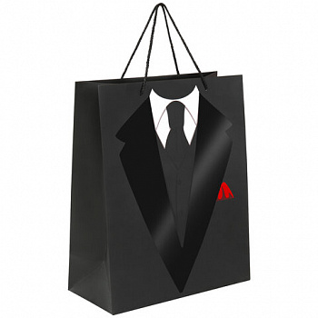 Пакет подарочный (1 штука) 26x13x32 см, ЗОЛОТАЯ СКАЗКА "Especially For Men", выборочный лак