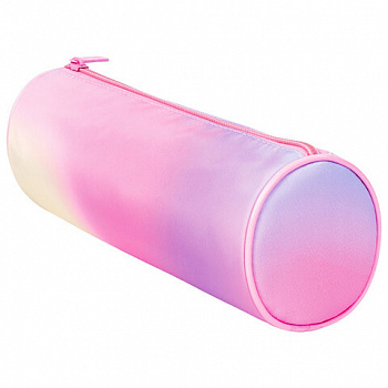 Пенал-тубус BRAUBERG, с эффектом Soft Touch, мягкий, "Rainbow Cloud", 22х8 см