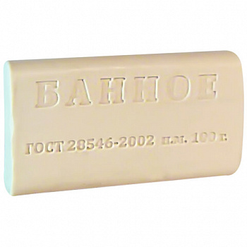 Мыло туалетное 100 г, ММЗ ЭКОНОМ "Банное", без обертки