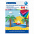 Цветная бумага А4 2-сторонняя мелованная, 16 л., 16 цветов, на скобе, BRAUBERG, 200х280 мм, "Кораблик"